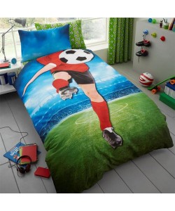 Children's single bedding set FOOTBALL PANEL 137x200