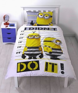 Children's single bedding set DESPICABLE ME 3 JAILBIRD REVERSIBLE 135x200