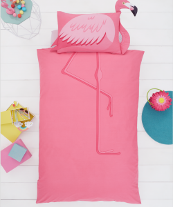 Children's single bedding set FLAMINGO 137x200
