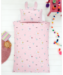 Children's single bedding set LLAMA 137x200