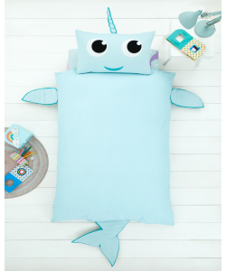 Children's single bedding set NARWHAL 137x200