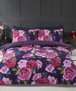 Double duvet set MIA FLOWERS REVERSIBLE 200x200