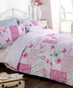 Double Duvet Set DREAM PATCH WORK PINK 200x200