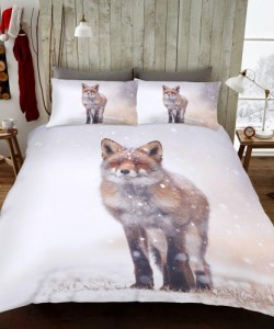 Double duvet set WINTER FOX CHRISTMAS 200x200