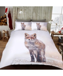 Double duvet set WINTER FOX CHRISTMAS 200x200