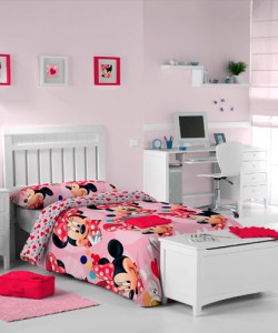 Children's single bedding set OFFICIAL MINNIE MOUSE 135x200