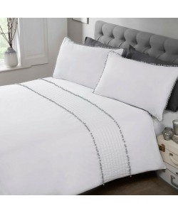 Cotton bedding POM POM WHITE 200x200