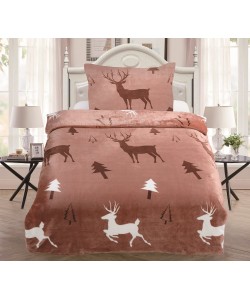 Microplush Comforter Set DEER 140x200