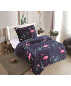 Microplush Comforter Set FLAMINGO 140x200