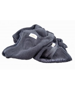 Terry bath towel and hand towel set Florina GREY 70x140 + 50x100