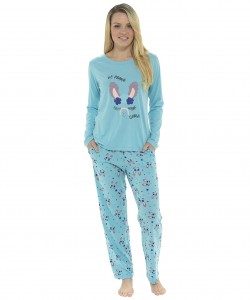 Dámská pyžama s dlouhým rukávem NO DRAMA LLAMA